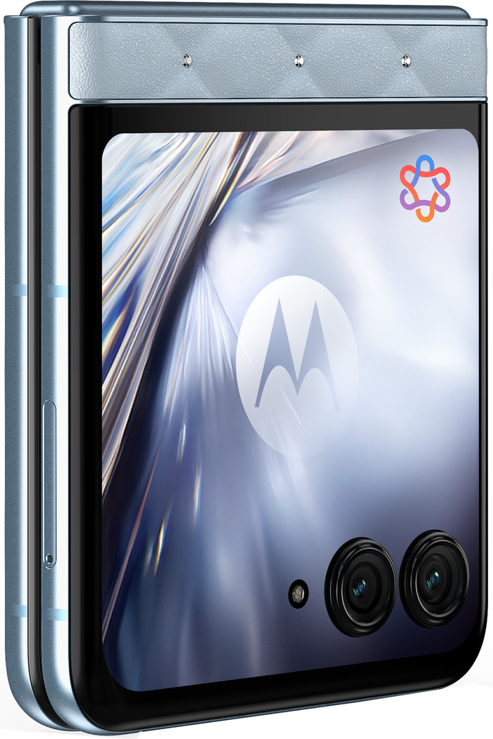 Motorola Razr 60 256GB Swarovski 5G + Moto Buds Loop linkerkant