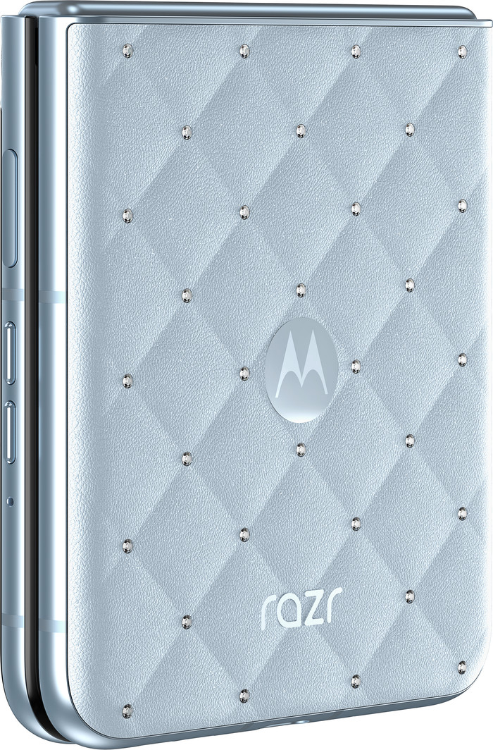 Motorola Razr 60 256GB Swarovski 5G + Moto Buds Loop linkerkant