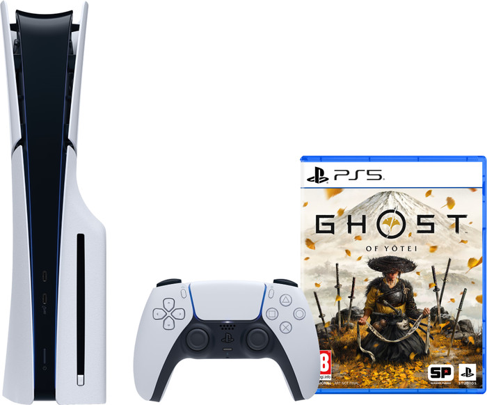PlayStation 5 Slim Disc Edition + Ghost of Yotei Main Image