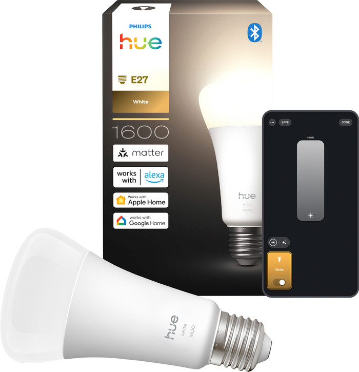 Philips Hue A67 White 1600lm E27 Main Image