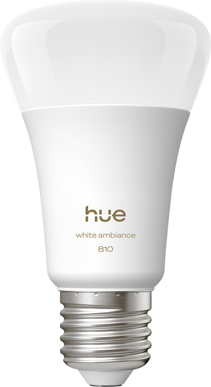 Philips Hue A60 White Ambiance 810 lumens E27 2-pack front