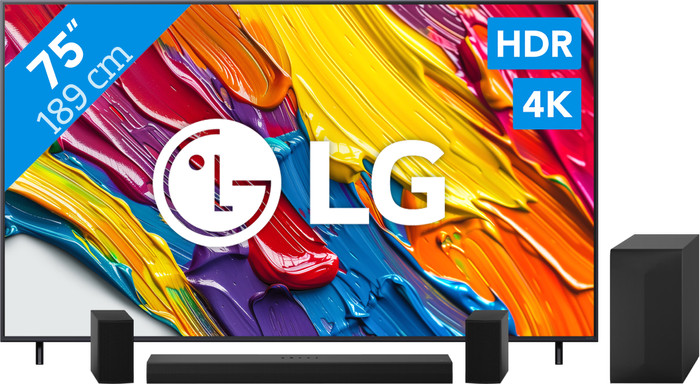 LG 75" QNED82 4K (2025) + LG DS60TR Main Image