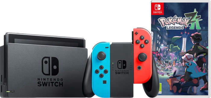 Nintendo Switch Rood/Blauw + Pokémon Legends: Z-A Main Image