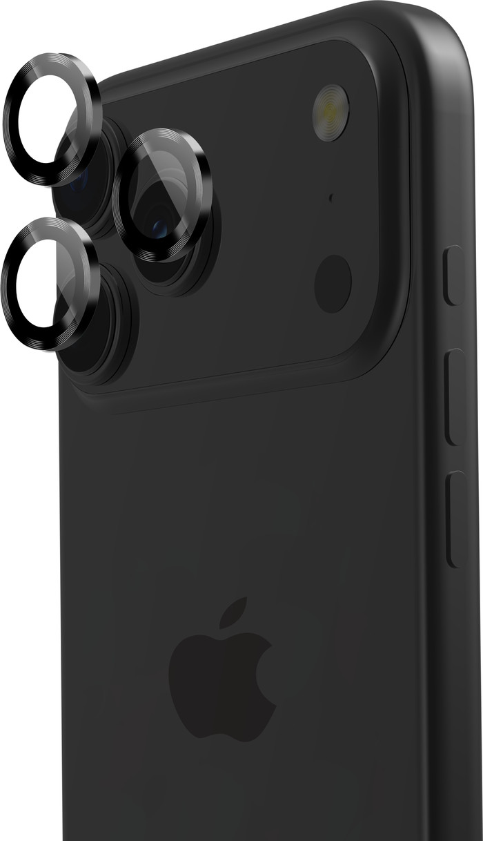 BlueBuilt Aluminium Camera Lens Protector Apple iPhone 17 Pro/17 Pro Max Black Main Image