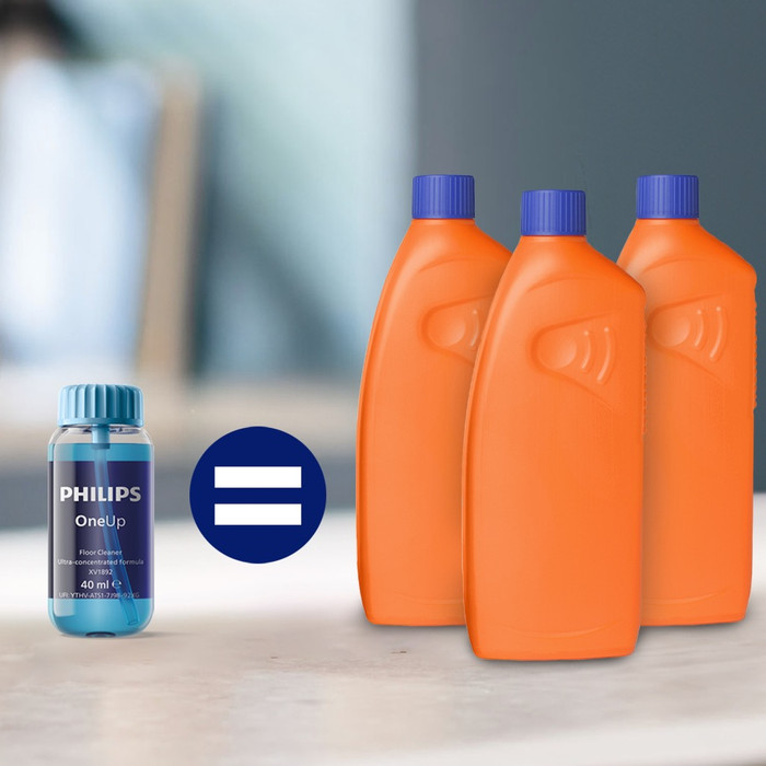 Philips OneUp Vloerreiniger XV1892/02 product in gebruik