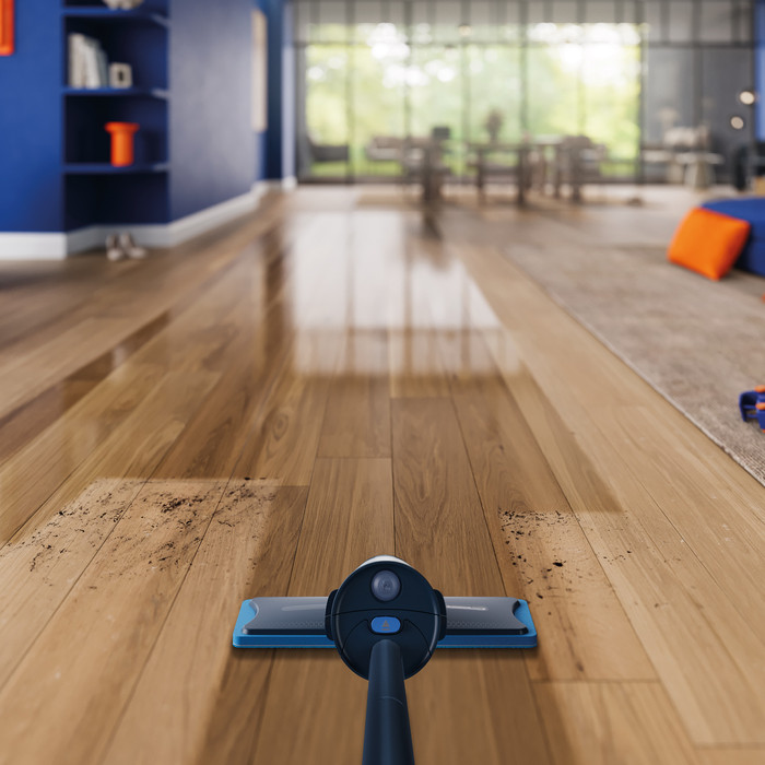 Philips OneUp Vloerreiniger XV1892/02 product in gebruik