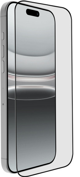 BlueBuilt Protective Back Cover with MagSafe iPhone 17 Pro Max Transparent + BlueBuilt iPhone 17 Pro Max Screen Protector Glass front