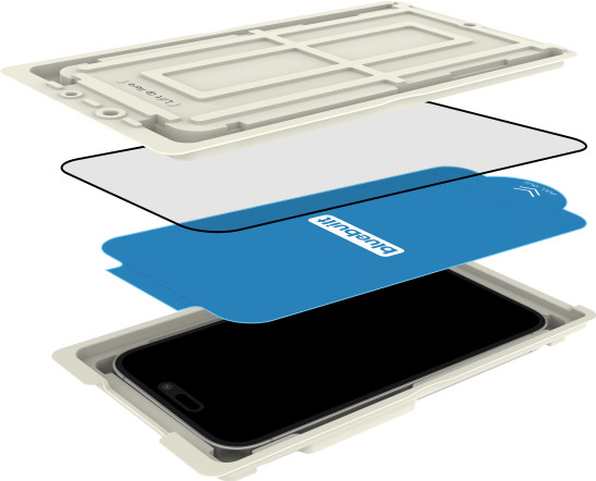 BlueBuilt Apple iPhone Air Screen Protector Glass detail