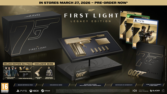007: First Light Legacy Edition PS5 visual leverancier
