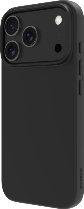 BlueBuilt Back Cover iPhone 17 Pro Black + BlueBuilt iPhone 17 Pro Screen Protector Glass right side