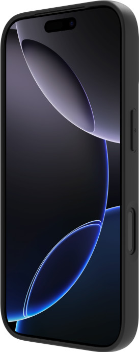 BlueBuilt Back Cover iPhone 17 Pro Black + BlueBuilt iPhone 17 Pro Screen Protector Glass left side