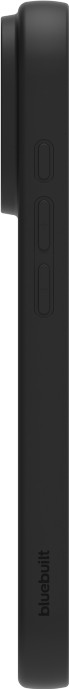 BlueBuilt Back Cover iPhone 17 Pro Black + BlueBuilt iPhone 17 Pro Screen Protector Glass left side