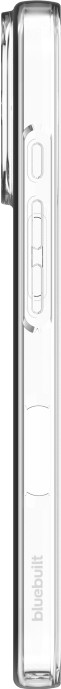 BlueBuilt Back Cover iPhone 17 Transparant + BlueBuilt iPhone 17 Privacy Screenprotector Glas linkerkant