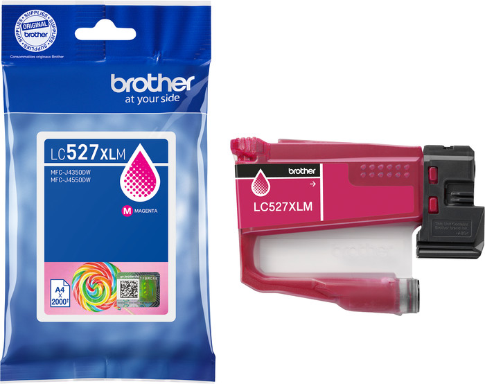 Brother LC-527XL Cartridge Magenta packaging
