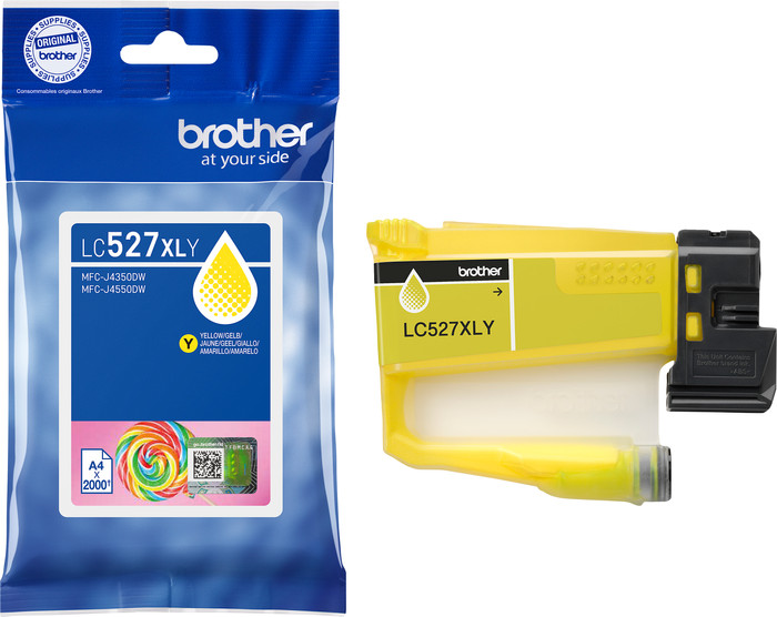 Brother LC-527XL Cartridge Geel verpakking