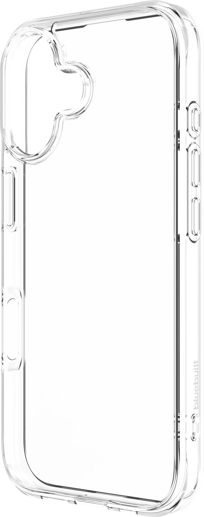 BlueBuilt Protective Back Cover iPhone 17 Transparent right side