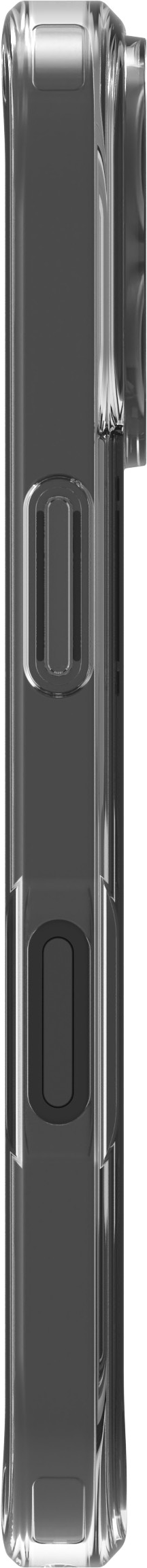 BlueBuilt Protective Back Cover met MagSafe iPhone 17 Transparant + BlueBuilt iPhone 17 Screenprotector Glas rechterkant