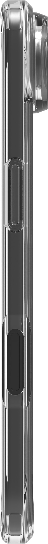 BlueBuilt Protective Back Cover MagSafe iPhone Air Transparant + Screenprotector Duo Pack rechterkant