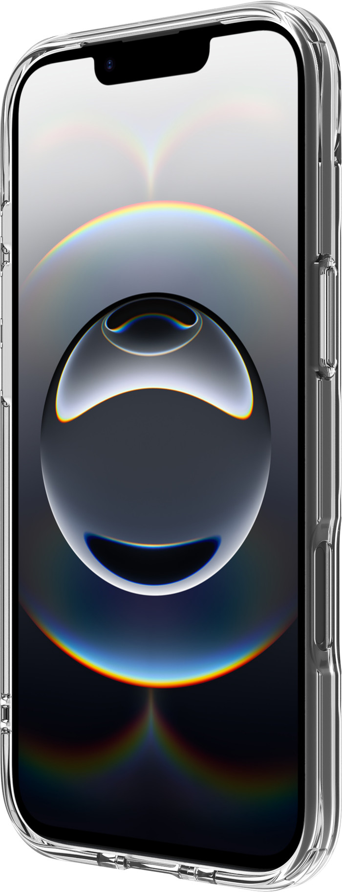 BlueBuilt Protective Back Cover MagSafe iPhone Air Transparant + Screenprotector Duo Pack linkerkant