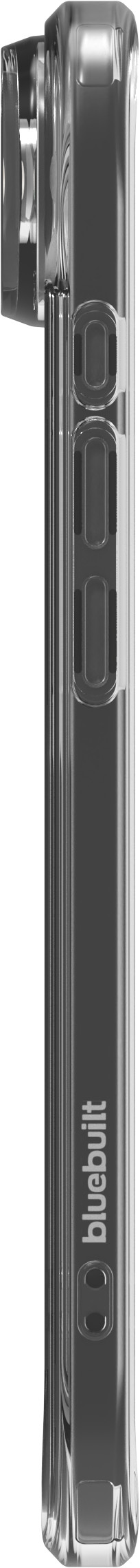 BlueBuilt Protective Back Cover MagSafe iPhone Air Transparant + Screenprotector Duo Pack linkerkant