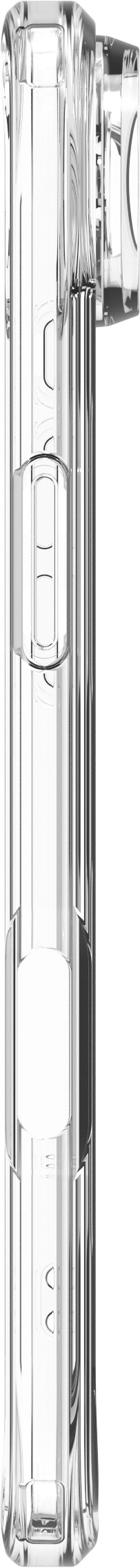 BlueBuilt Protective Back Cover MagSafe iPhone Air Transparant + Screenprotector Duo Pack rechterkant