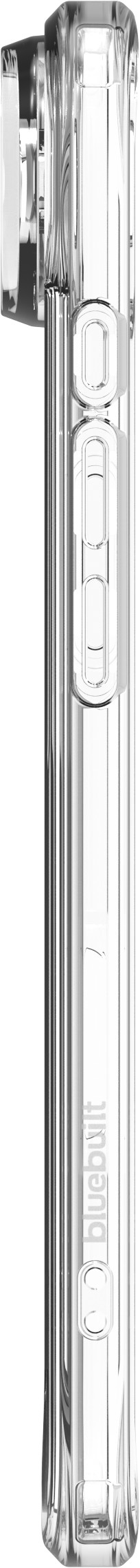 BlueBuilt Protective Back Cover MagSafe iPhone Air Transparant + Screenprotector Duo Pack linkerkant