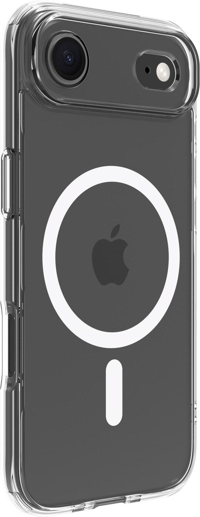 BlueBuilt Protective Back Cover MagSafe iPhone Air Transparant + Screenprotector Duo Pack linkerkant