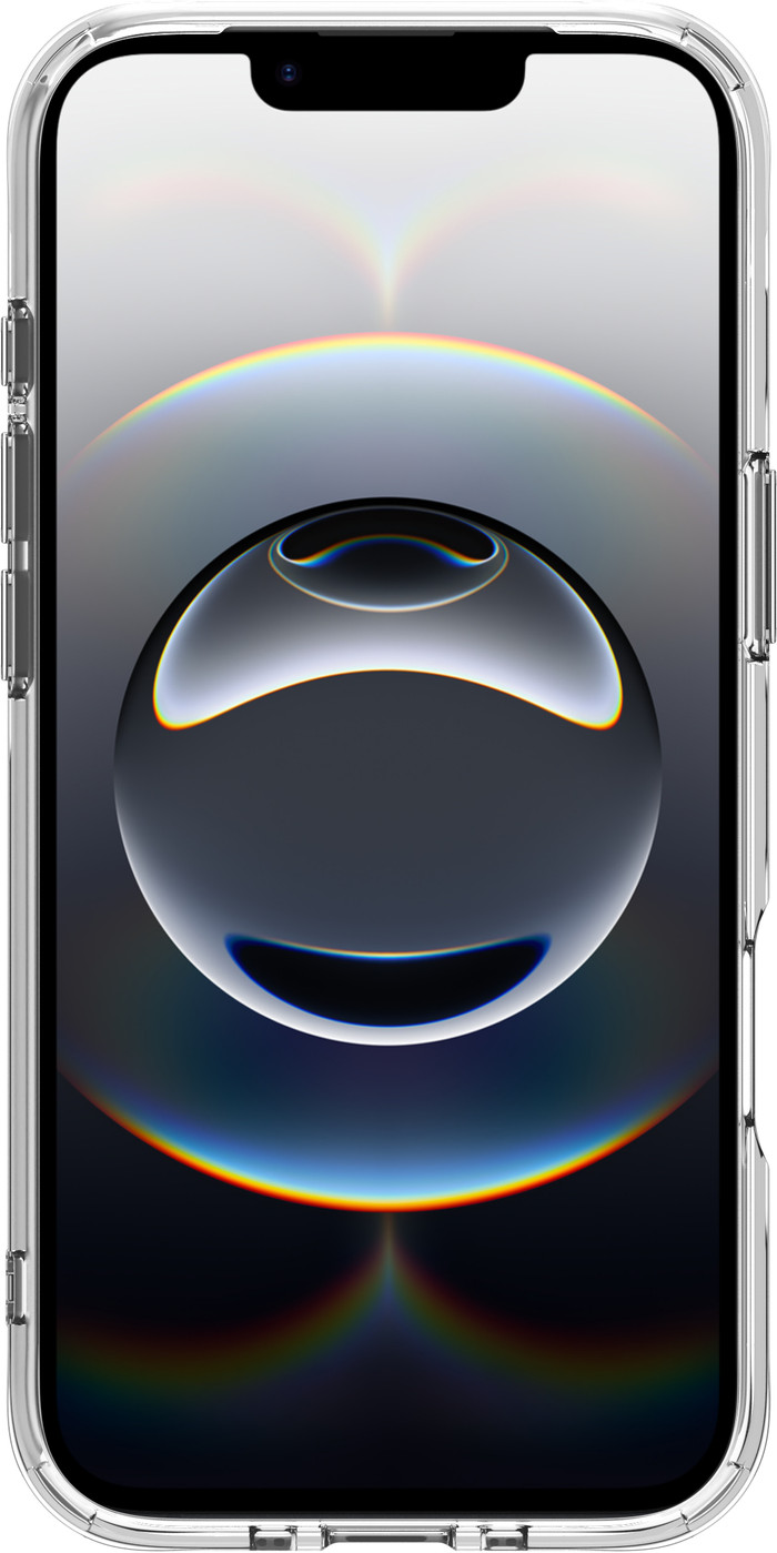 BlueBuilt Protective Back Cover MagSafe iPhone Air Transparant + Screenprotector Duo Pack voorkant