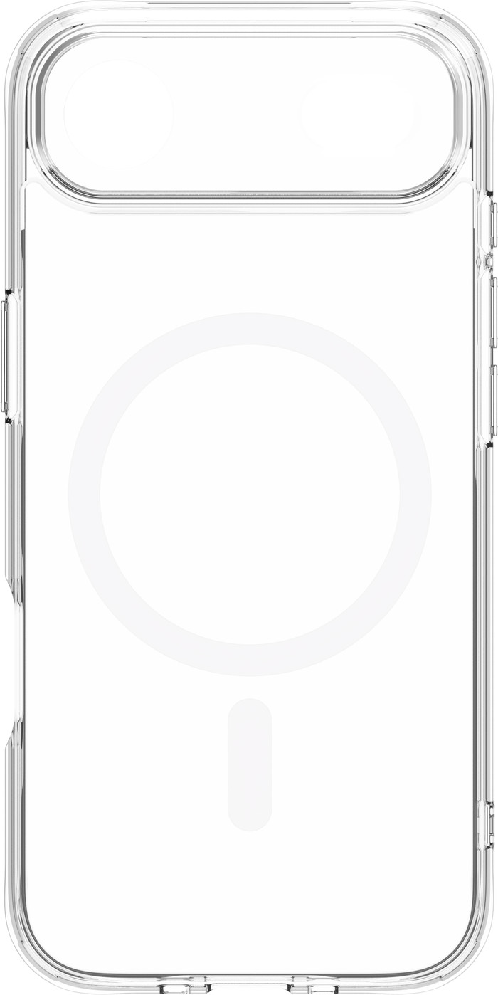 BlueBuilt Protective Back Cover MagSafe iPhone Air Transparant + Screenprotector Duo Pack voorkant