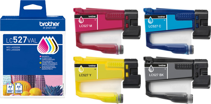 Brother LC-527 Cartridge Combo Pack packaging