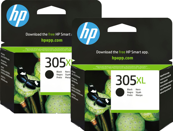 HP 305XL Cartridge Black (2 units) Main Image