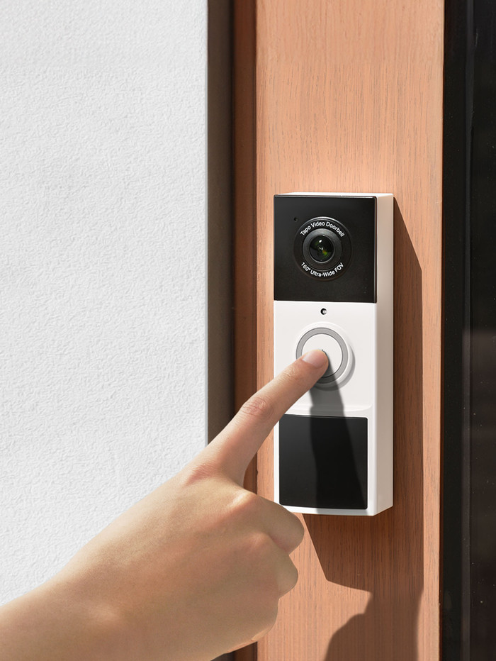TP-Link Tapo D210 Smart Video Doorbell product in use
