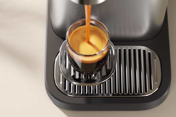 Philips Baristina Plus BAR500/00 Stainless Steel product in use