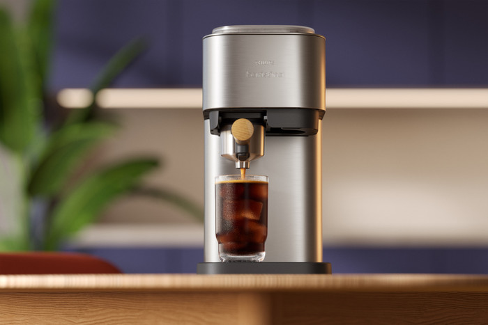 Philips Baristina Plus BAR500/00 Stainless Steel product in use