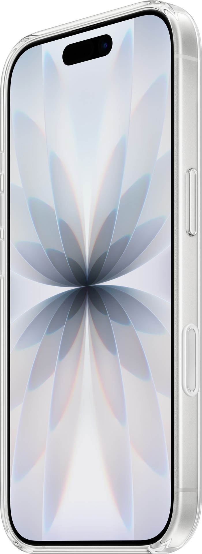 Apple iPhone 17 Back Cover met MagSafe Transparant rechterkant