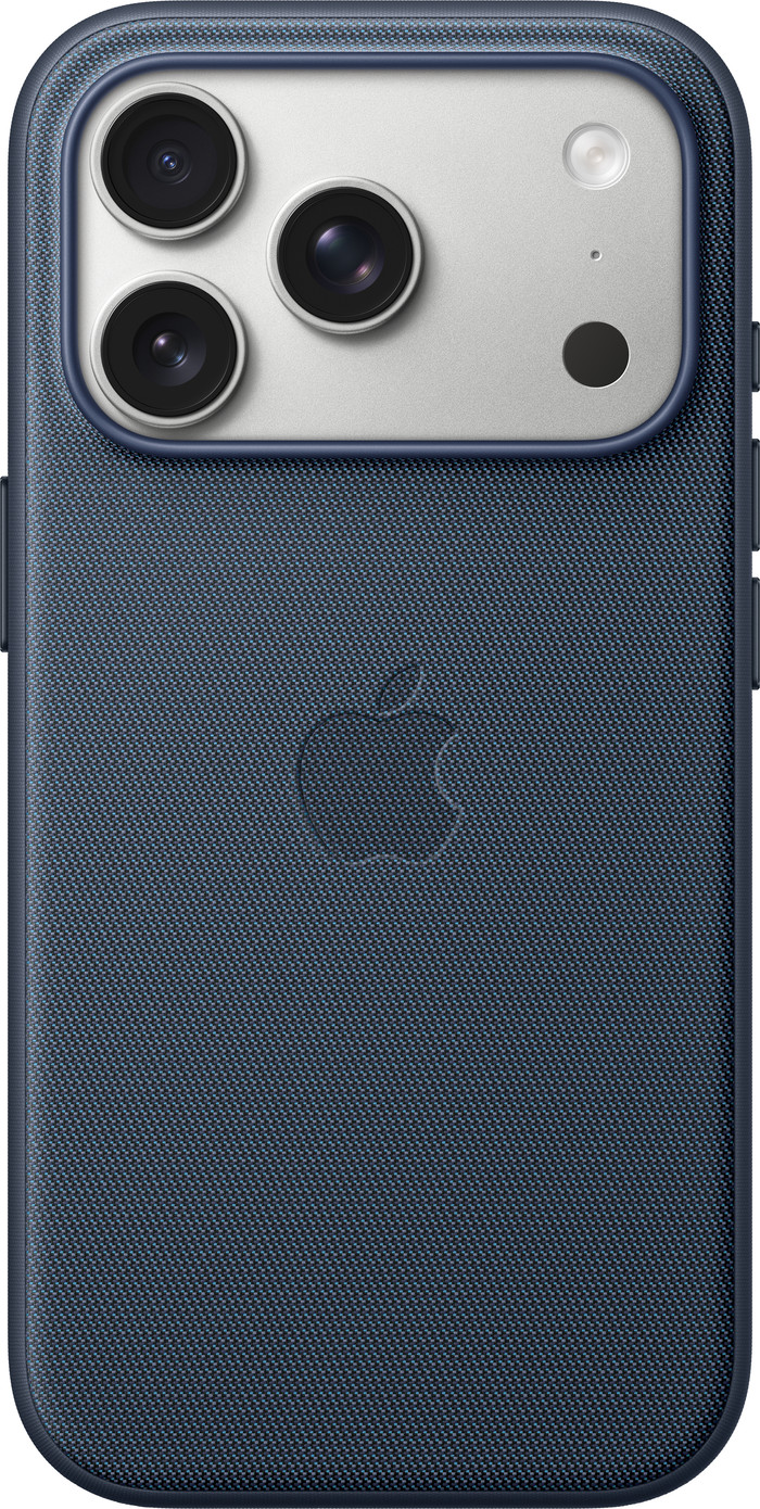 iPhone 17 Pro TechWoven Case ダークブルー Apple iPhone 17 Pro TechWoven Back Cover with MagSafe Blue
