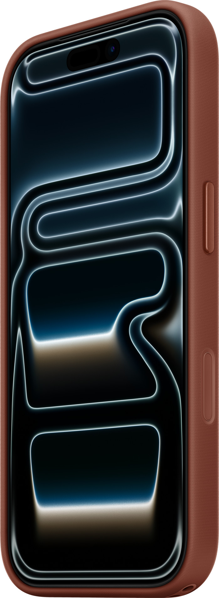 Apple iPhone 17 Pro TechWoven Back Cover with MagSafe Brown right side