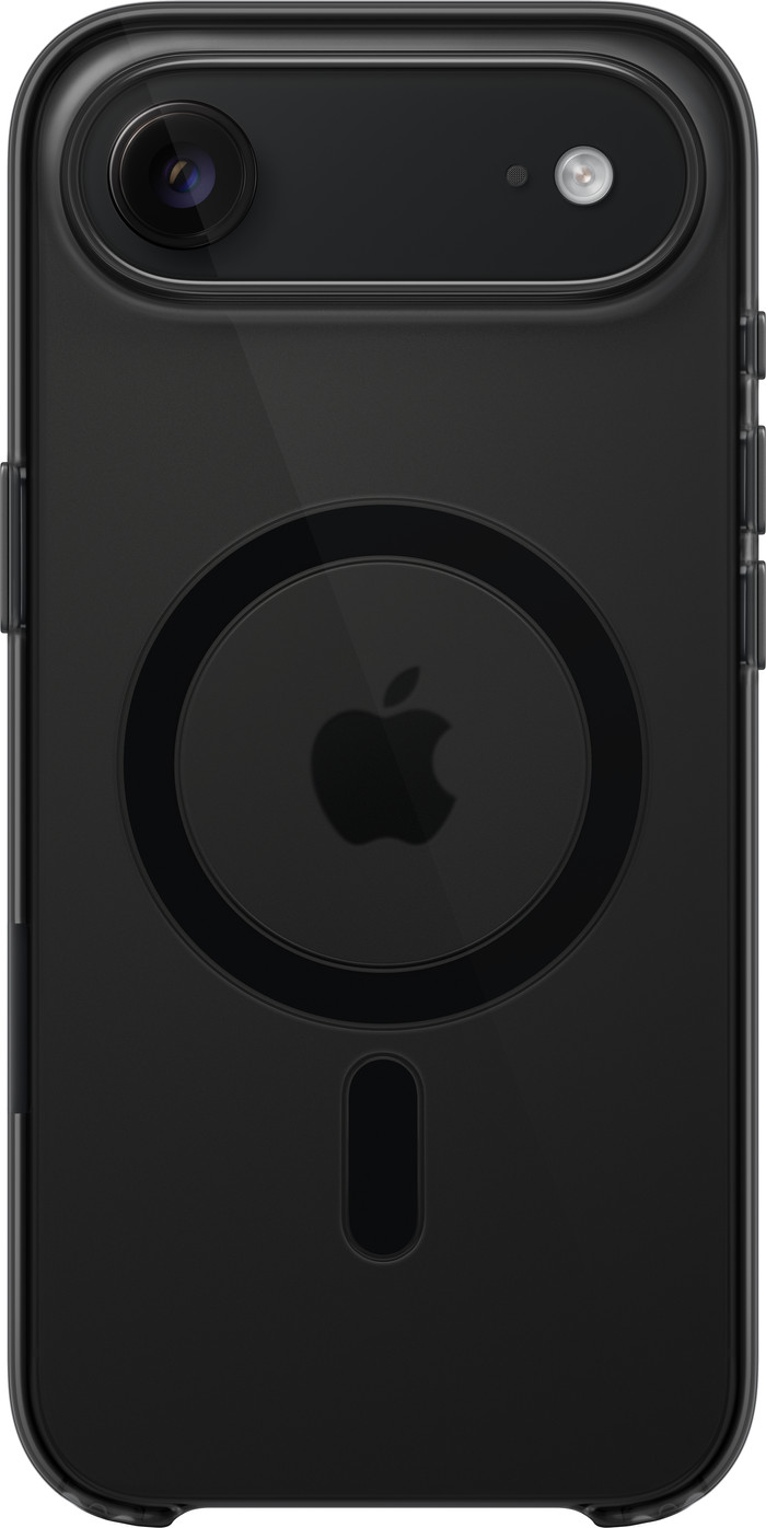 Apple iPhone Air Back Cover met MagSafe Transparant Zwart achterkant