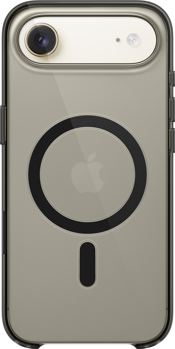 Apple iPhone Air Back Cover met MagSafe Transparant Zwart achterkant