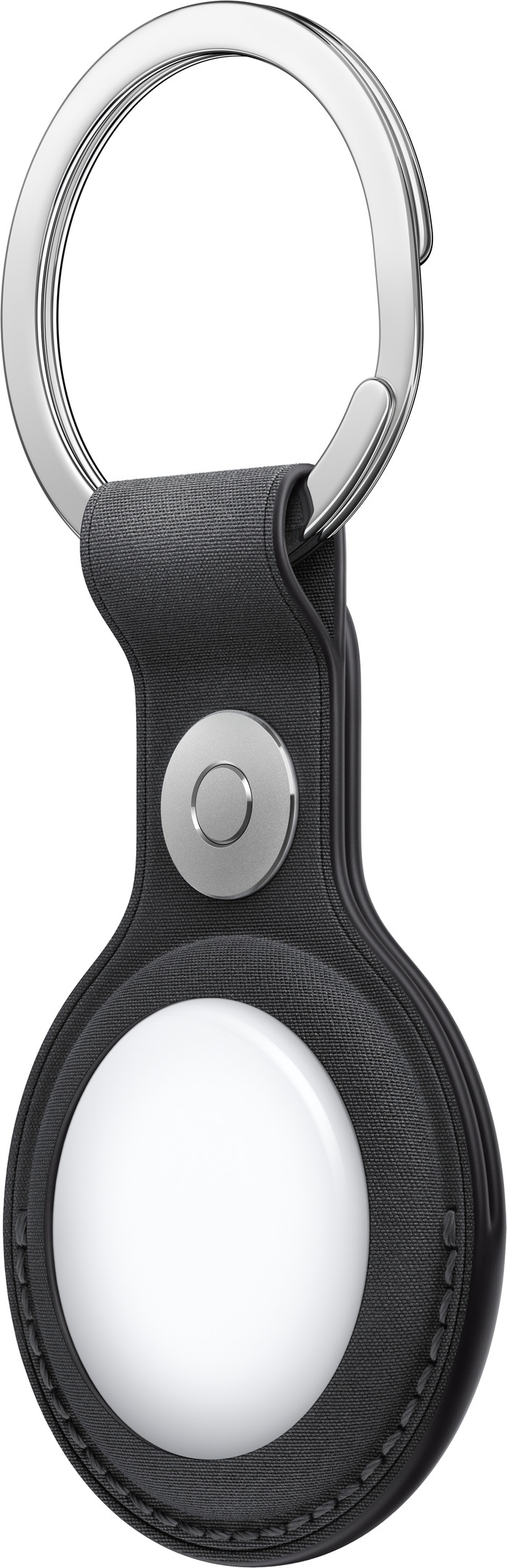 Apple AirTag FineWoven Sleutelhanger Zwart rechterkant