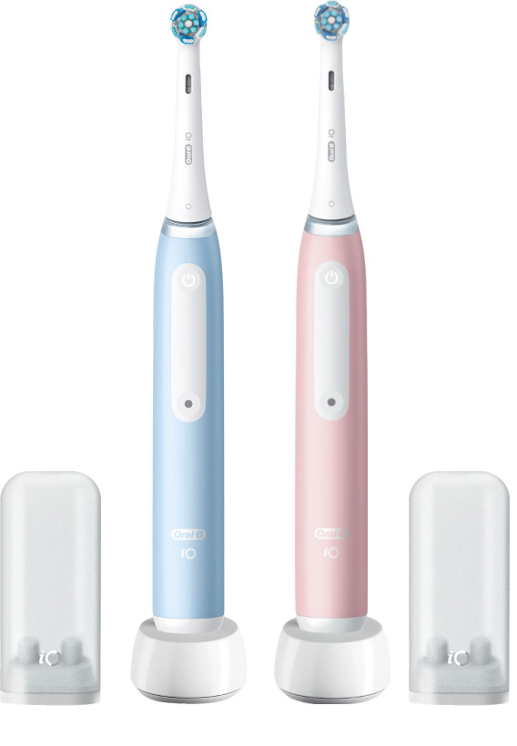 Oral-B iO 3N Blauw en Roze Duo Pack Main Image