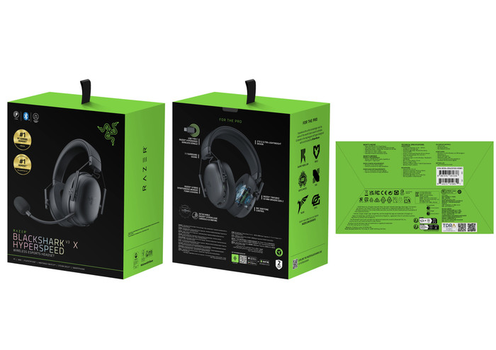 Razer BlackShark V3 X HyperSpeed PC - Black packaging
