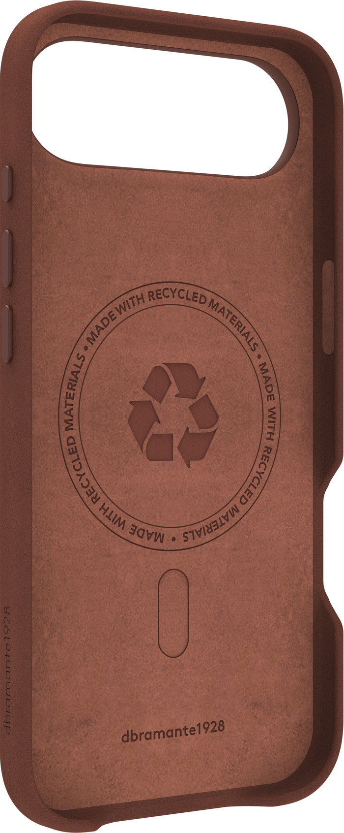 DBramante1928 Roskilde Apple iPhone 17 Air Back Cover met MagSafe Leer Bruin voorkant