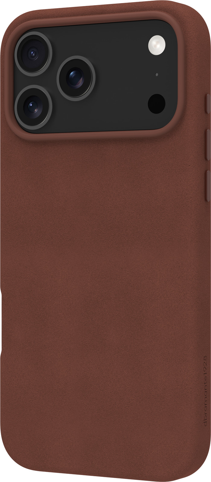 DBramante1928 Roskilde Apple iPhone 17 Pro Max Back Cover met MagSafe Leer Bruin linkerkant