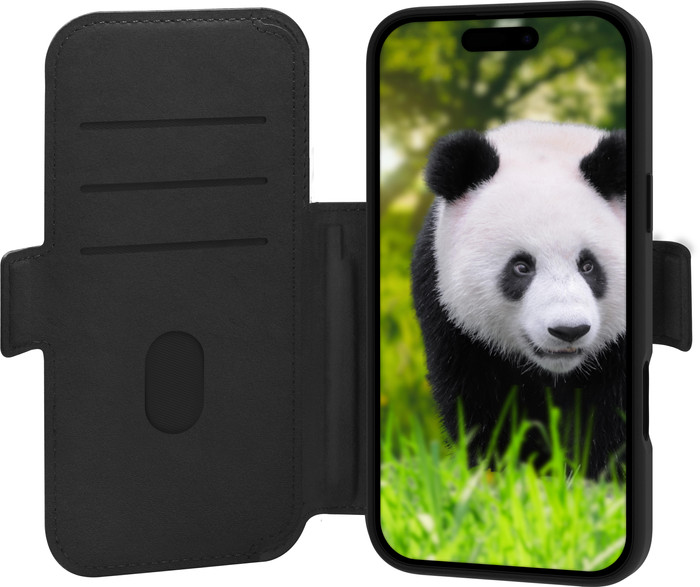 DBramante1928 Lynge iPhone 17 Pro Max Book Case Leer met MagSafe Zwart Main Image