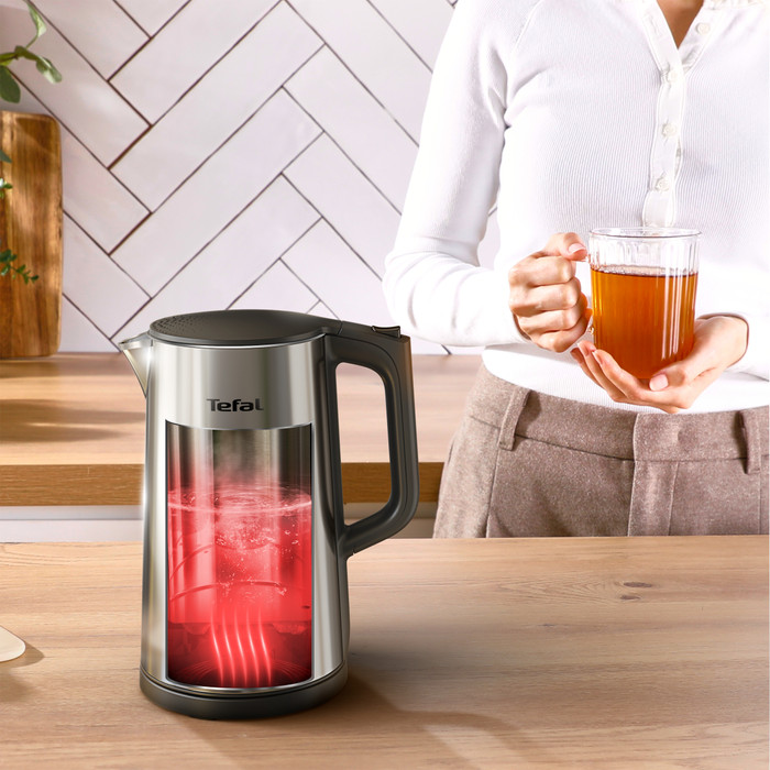 Tefal Selection KI871D 1.7L product in gebruik