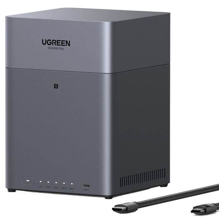 UGREEN NASync DH4300 Plus rechterkant