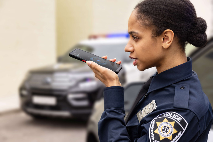 Samsung Galaxy Xcover 7 Pro 128GB Black 5G Enterprise Edition product in use