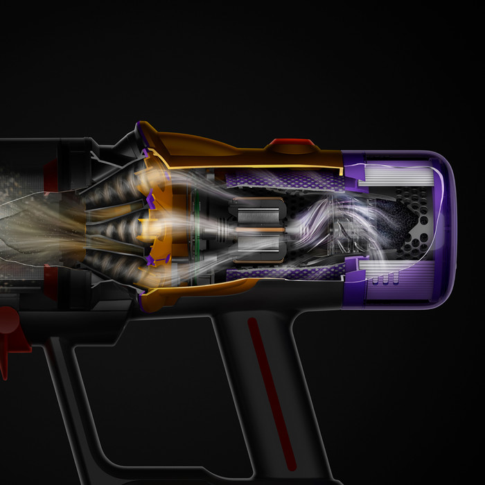 Dyson V12 Detect Submarine detail