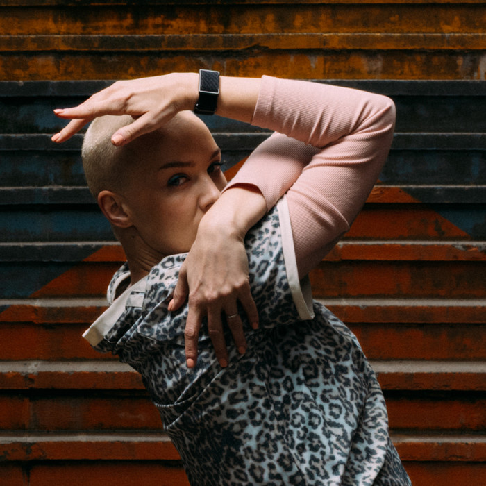 Polar Loop Bandje Zwart S/M/L product in gebruik